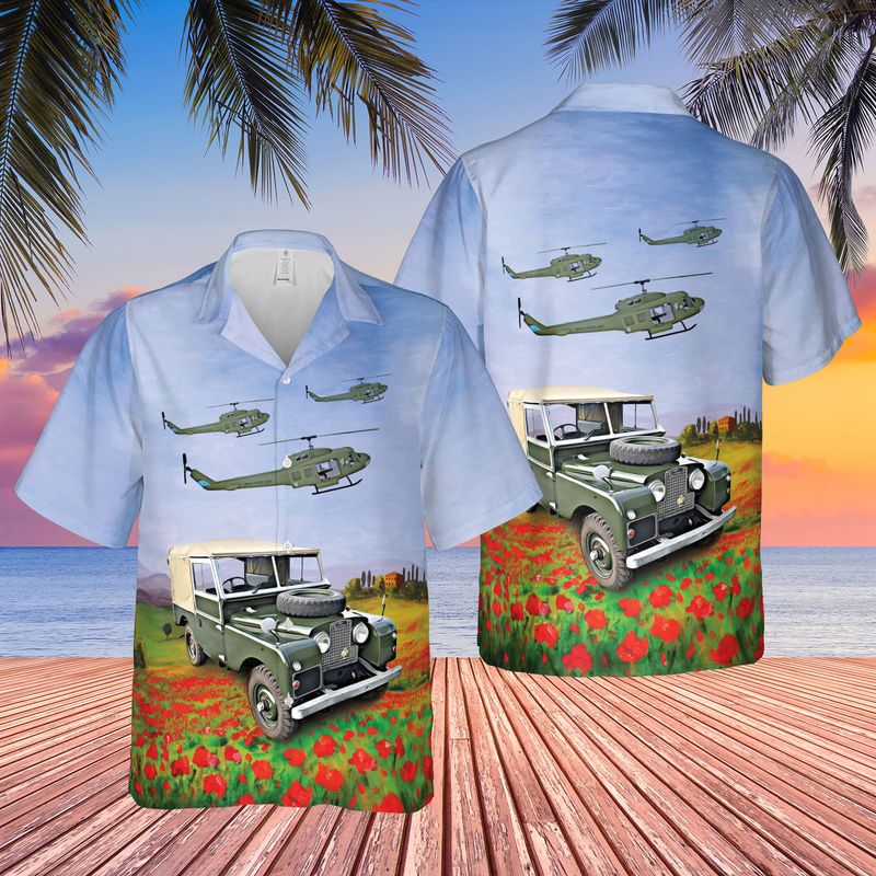 Remembering Vietnam War ANZACS Land Rover  Helicopters Hawaiian Shirt – Hothot