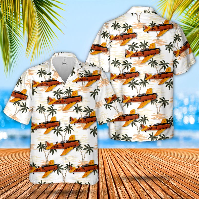 Spanish Air Force T-6 Texan Hawaiian Shirt – Hothot