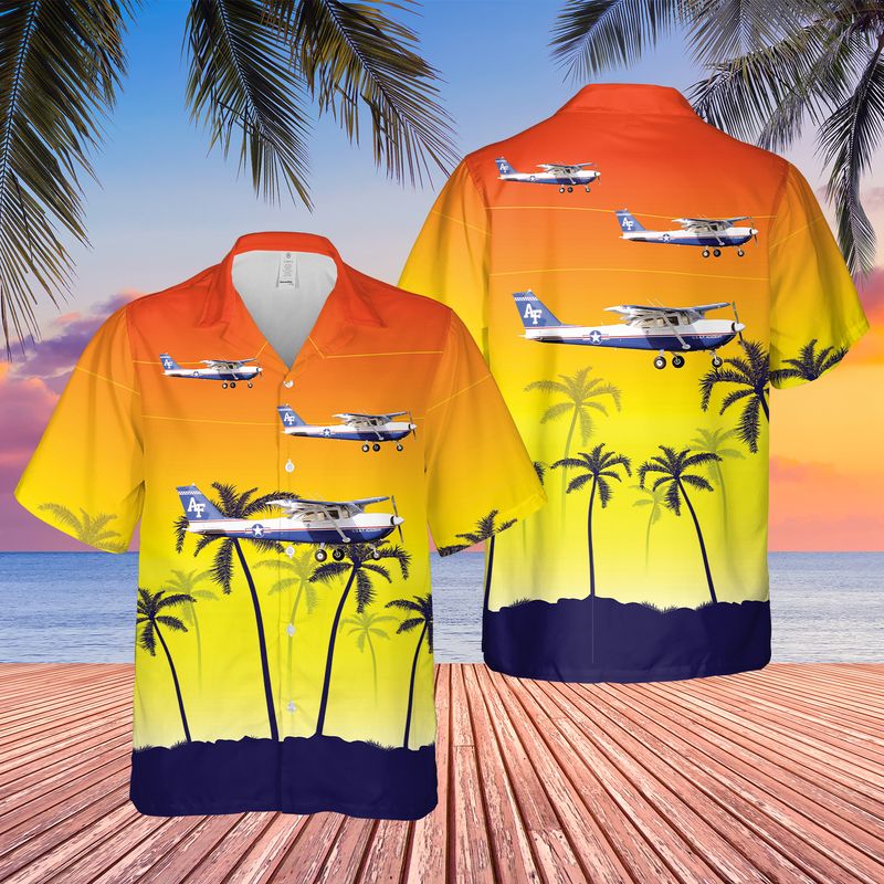 US Air Force Cessna T-41 Mescalero Hawaiian Shirt – Hothot