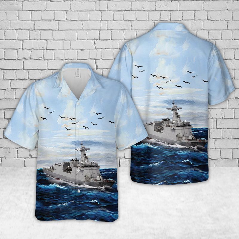 Philippine Navy BRP Jose Rizal FF-150 Hawaiian Shirt – Hothot