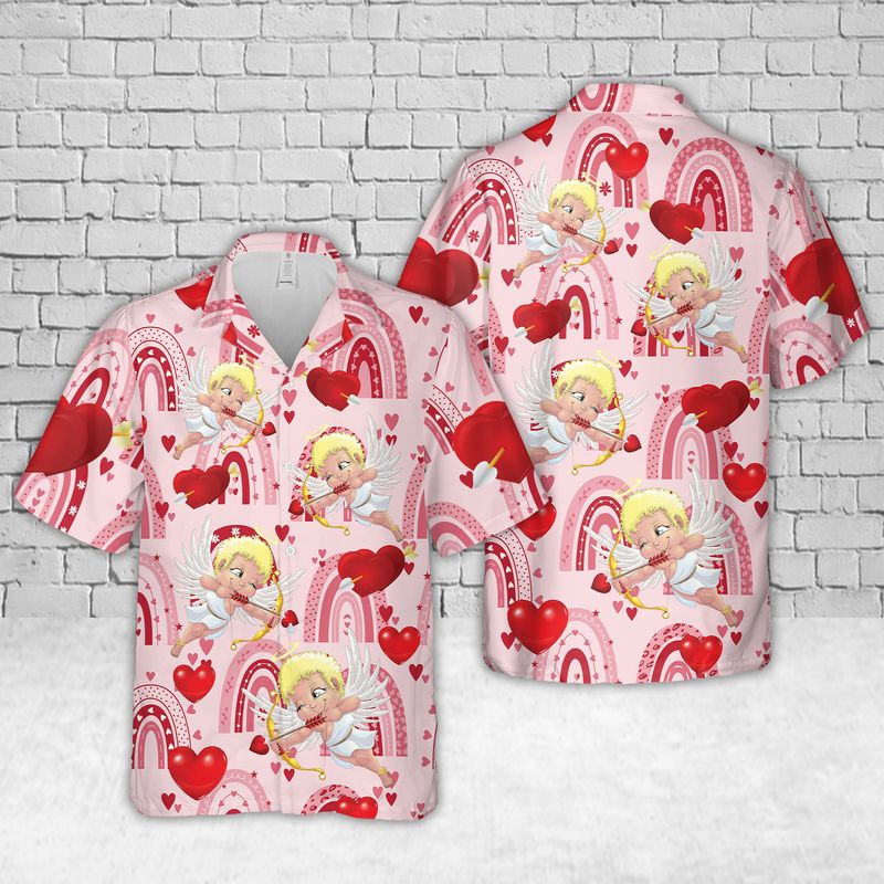 Valentine Love Cupid Hawaiian Shirt – Hothot