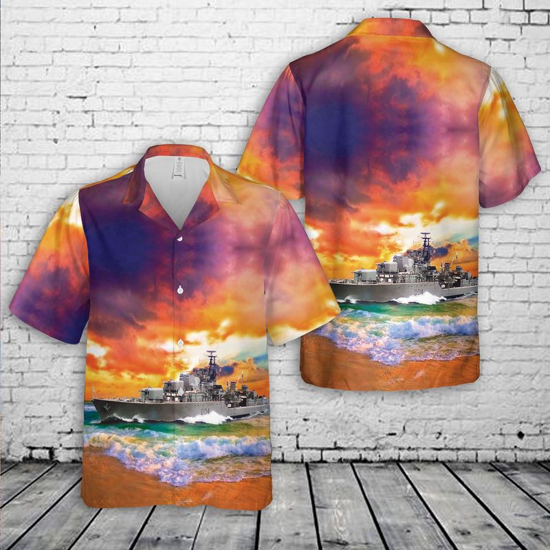 Royal Australian Navy HMAS Voyager D04 Hawaiian Shirt – Hothot