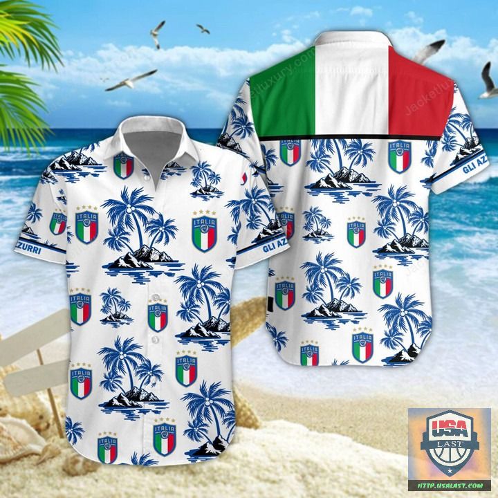 Italy National Football Team Tropical 3D All Over Print Shirt