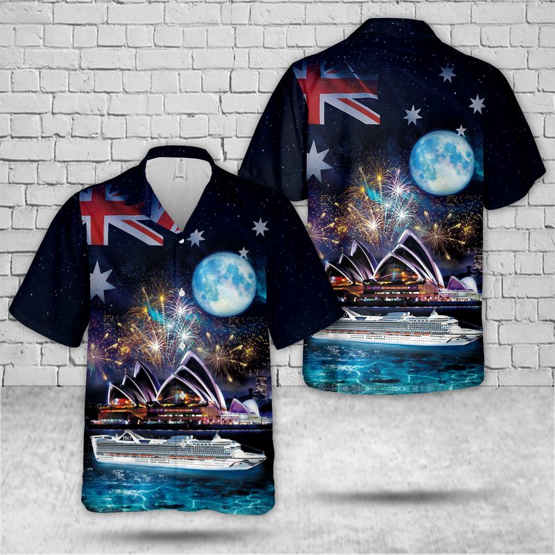 PO Cruises Australia Pacific Encounter Hawaiian Shirt – Hothot