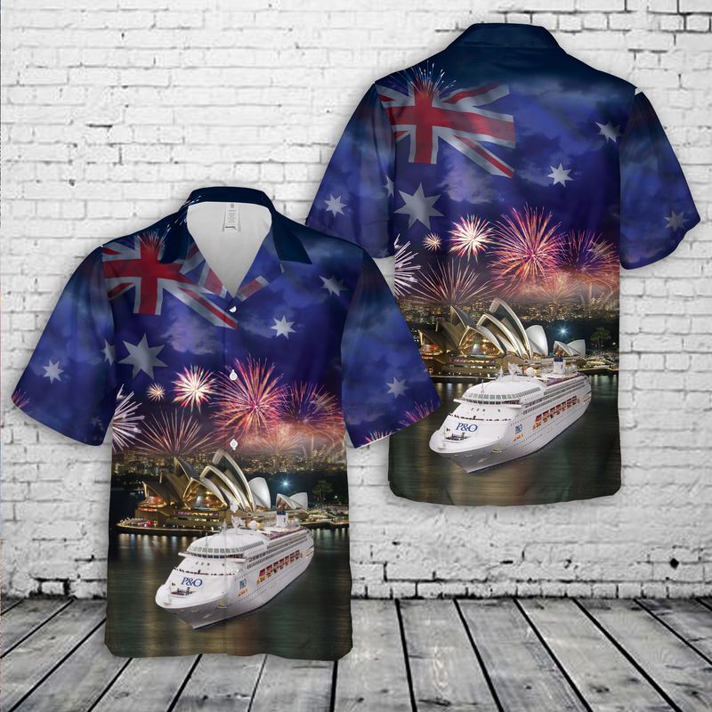 PO Cruises Australia Pacific Explorer Australia Day Hawaiian Shirt – Hothot