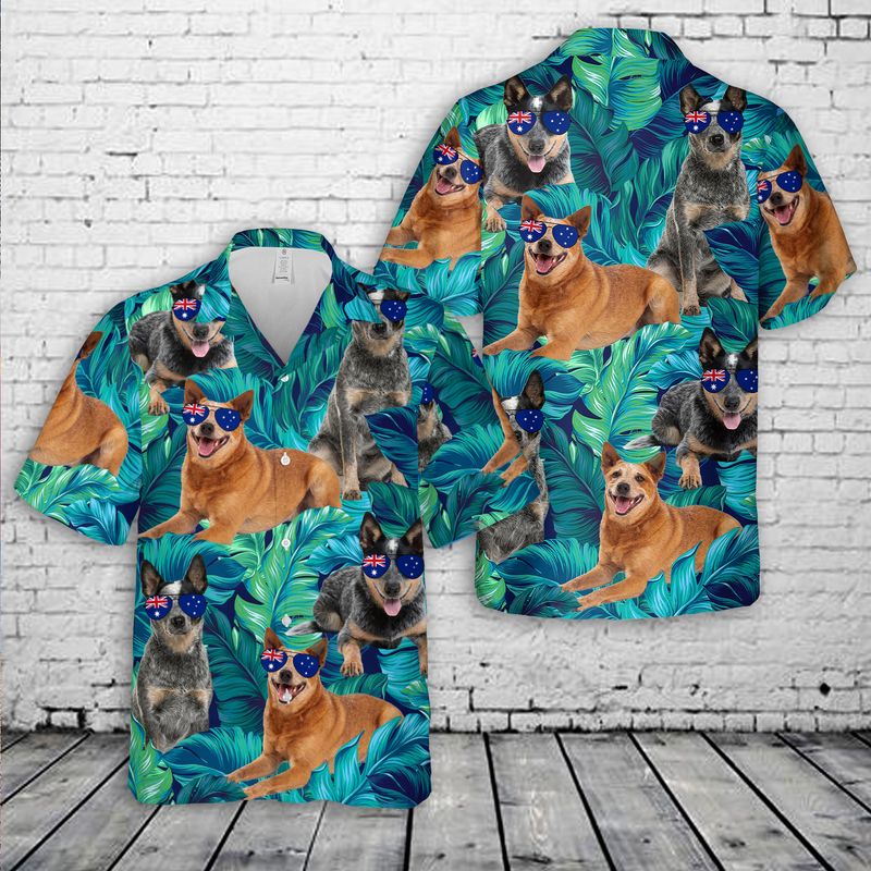 Australian Cattle Dog Heeler Australia Day Hawaiian Shirt – Hothot