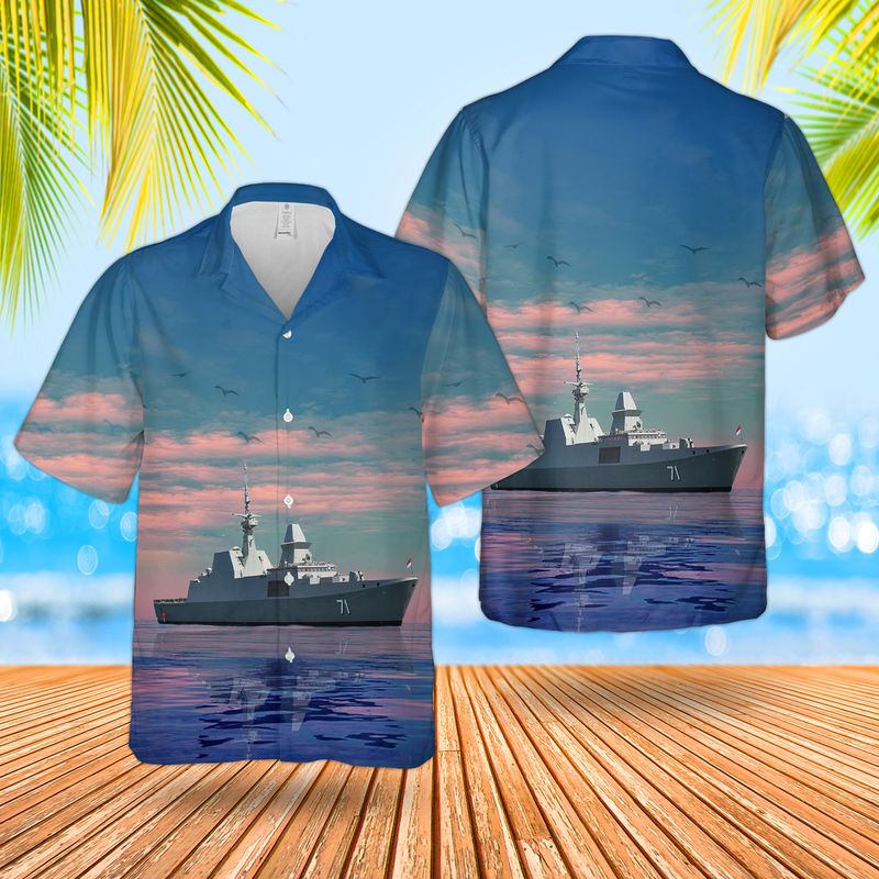 Republic of Singapore Navy RSS Tenacious 71 Formidable-class frigate Hawaiian Shirt – Hothot