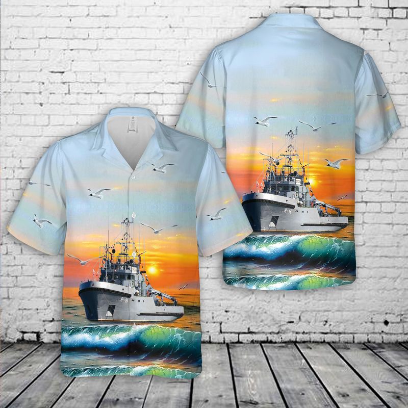 Polish Navy ORP Zbyszko Hawaiian Shirt – Hothot