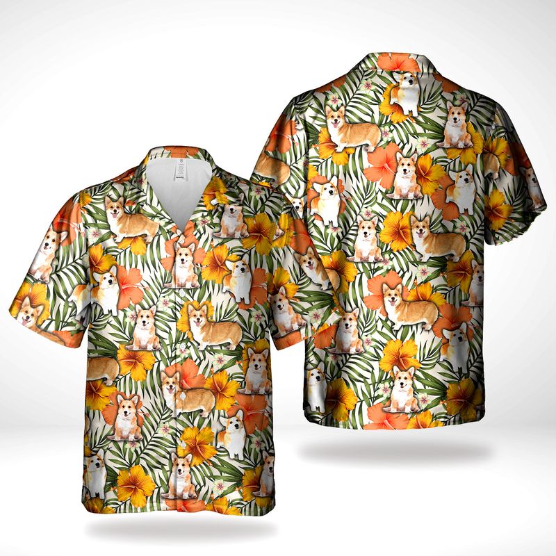 Pembroke Welsh Corgi Hawaiian Shirt – Hothot