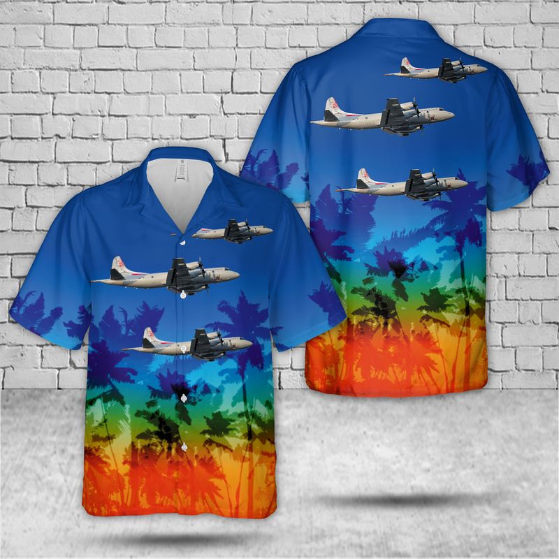Portuguese Air Force Lockheed P-3C Orion Hawaiian Shirt – Hothot