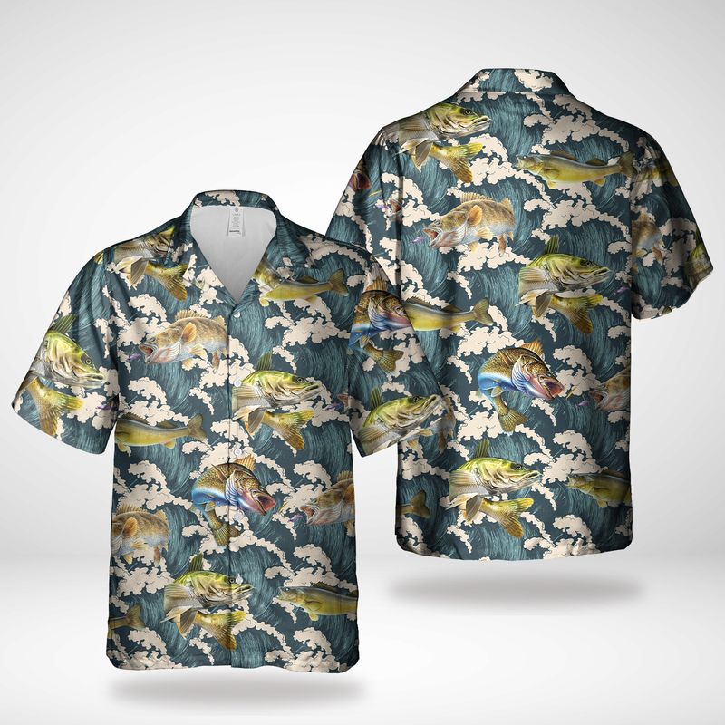 Walleye Fishing Hawaiian Shirt – Hothot