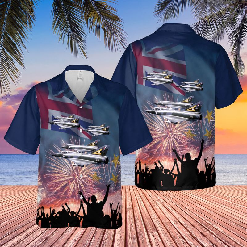Royal Australian Air Force Dassault Mirage III Australia Day Hawaiian Shirt – Hothot