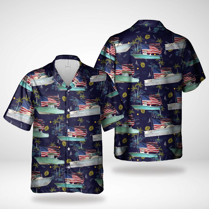 USA Grady-White Boats Canyon Center Console Hawaiian Shirt – Hothot