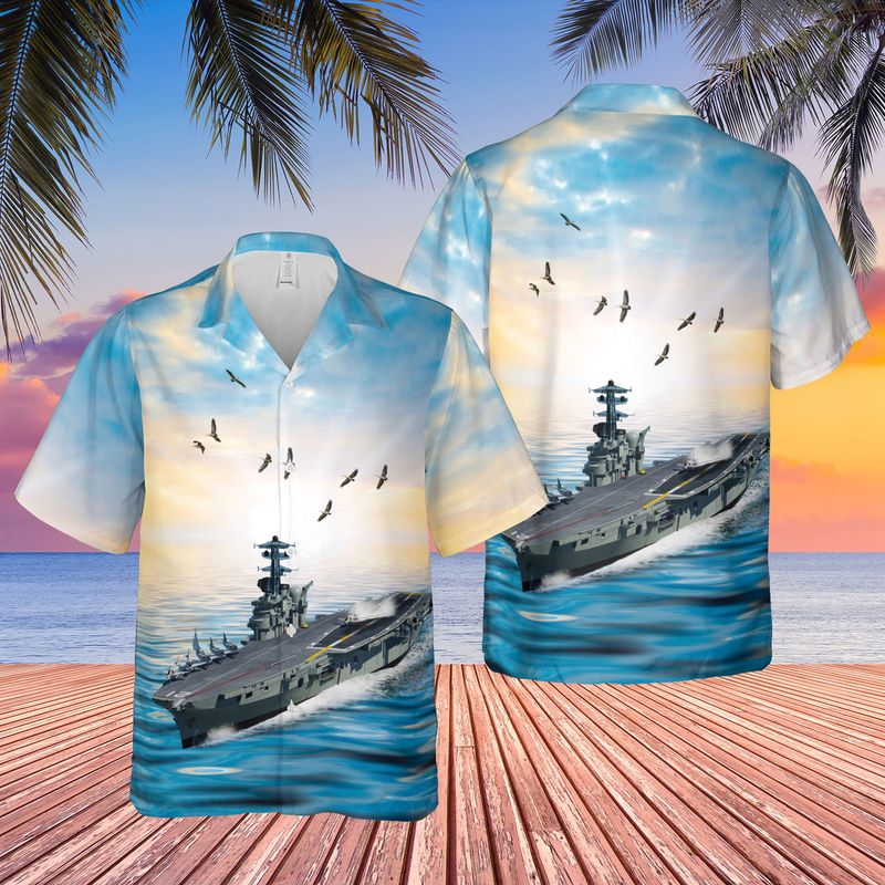 Royal Australian Navy HMAS Melbourne R21 Hawaiian Shirt – Hothot