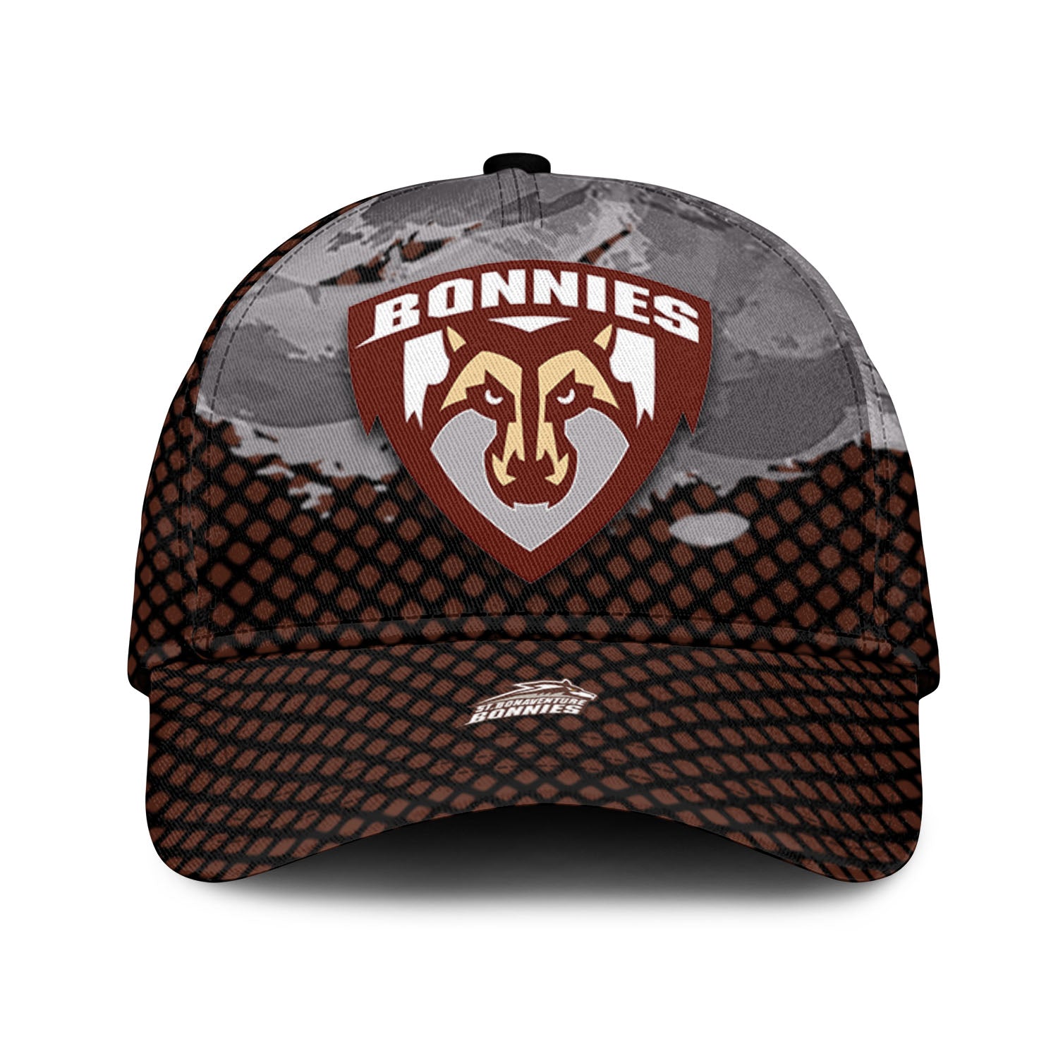 St Bonaventure Bonnies NCAA Classic Cap Net Pattern Grunge Style – Hothot