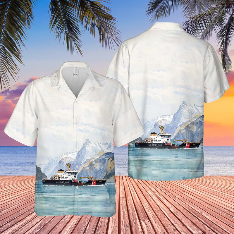 US Coast Guard USCGC Ida Lewis WLM-551 Hawaian Shirt – Hothot