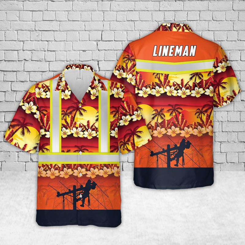 Lineman Hawaiian Shirt – Hothot