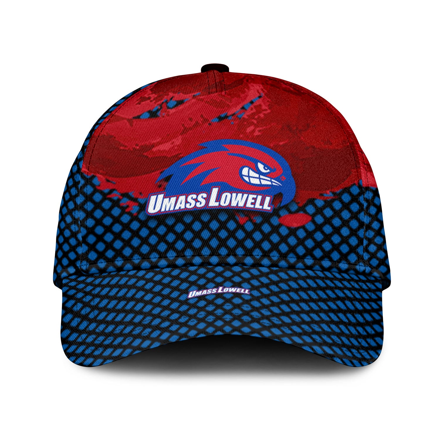 UMass Lowell River Hawks NCAA Classic Cap Net Pattern Grunge Style – Hothot