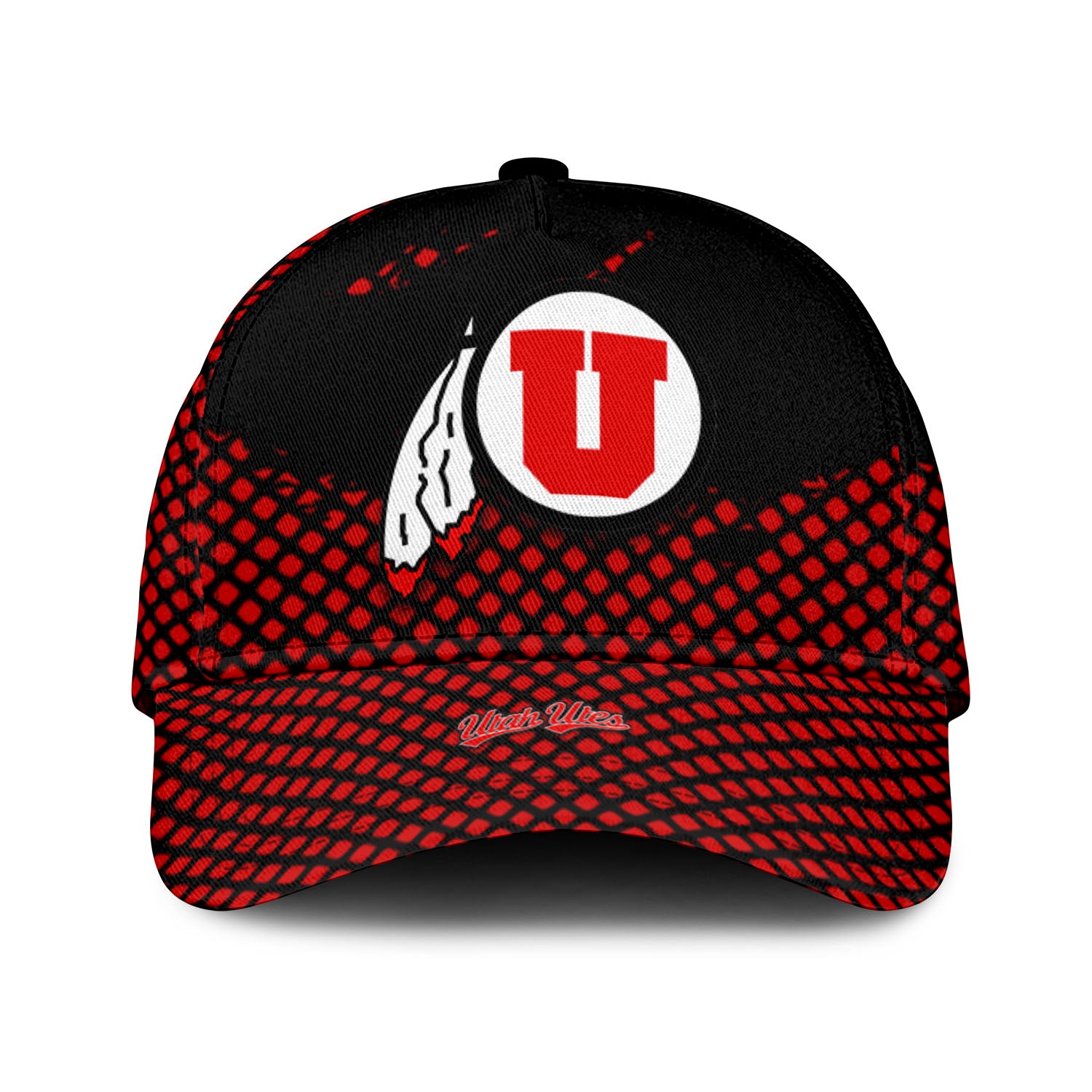 Utah Utes NCAA Classic Cap Net Pattern Grunge Style – Hothot