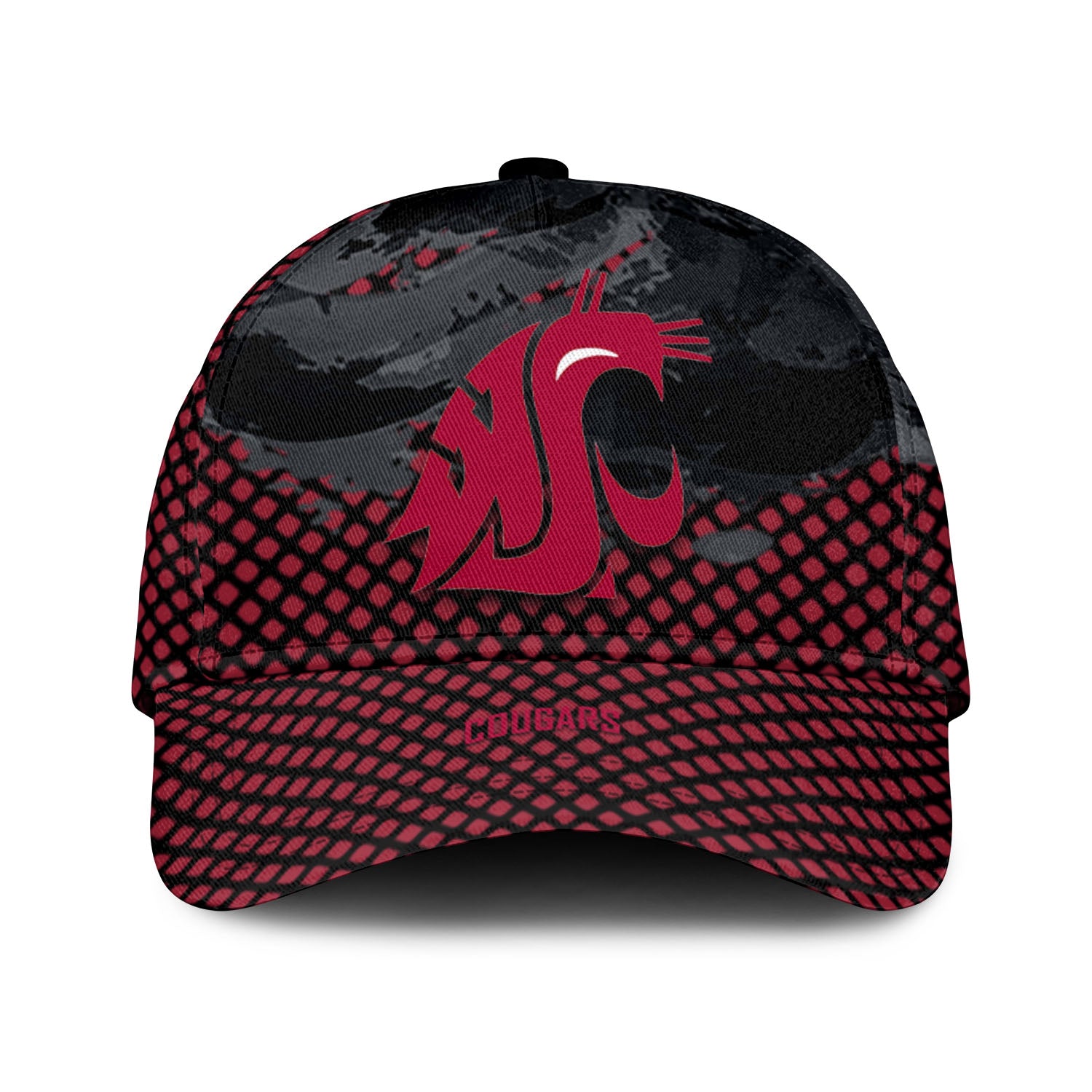Washington State Cougars NCAA Classic Cap Net Pattern Grunge Style – Hothot