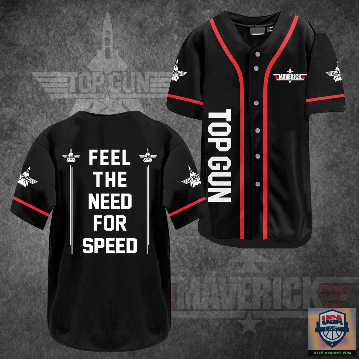 Top Gun Maverick Feel The Need For Speed Baseball Jersey – Usalast