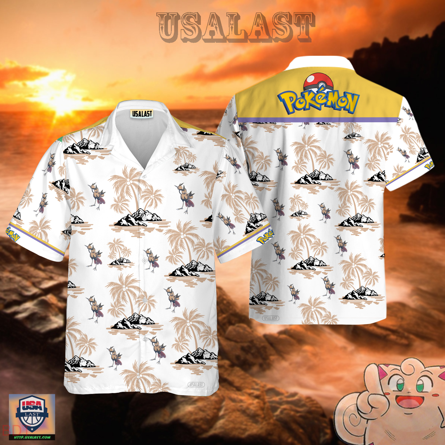 Dodrio Pokemon Hawaiian Shirt – Usalast