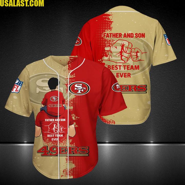 San Francisco 49ers Father And Son Team Baseball Jersey Shirt – Usalast