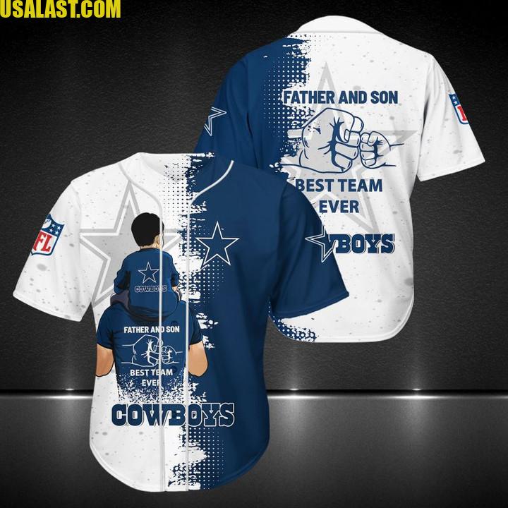 Dallas Cowboys Father And Son Team Baseball Jersey Shirt – Usalast