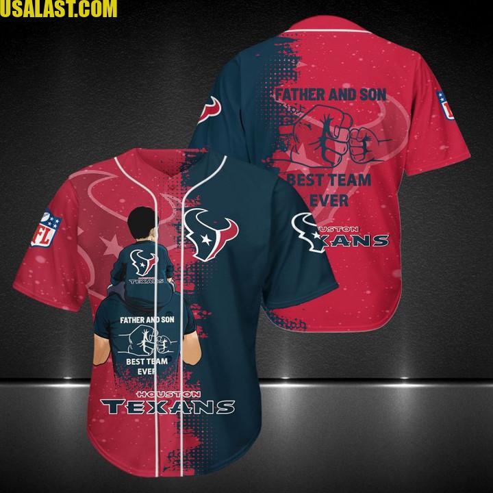 Houston Texans Father And Son Team Baseball Jersey Shirt – Usalast