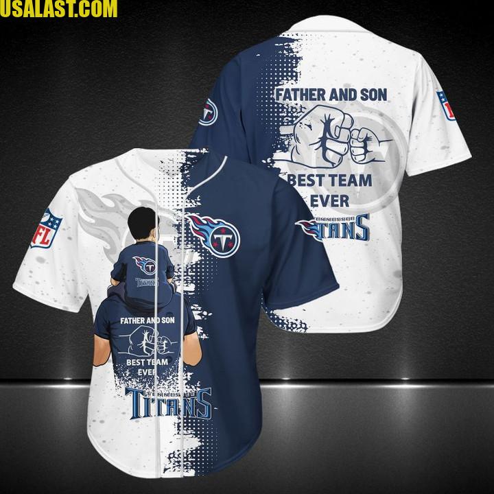 Tennessee Titans Father And Son Team Baseball Jersey Shirt – Usalast