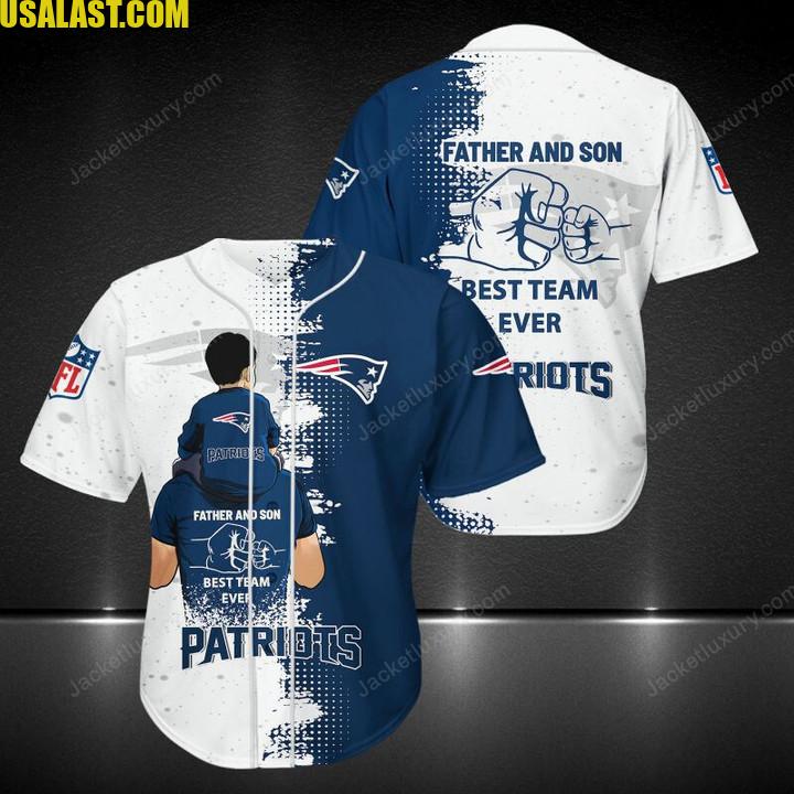 New England Patriots Father And Son Team Baseball Jersey Shirt – Usalast