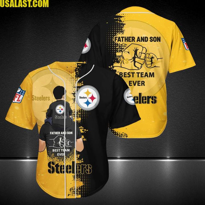 Pittsburgh Steelers Father And Son Team Baseball Jersey Shirt – Usalast