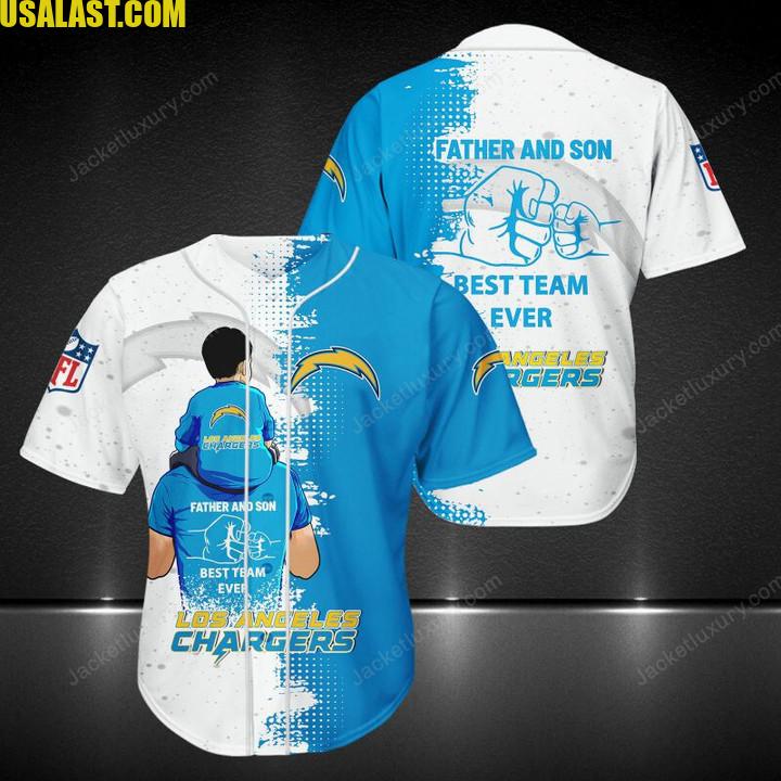 Los Angeles Chargers Father And Son Team Baseball Jersey Shirt – Usalast