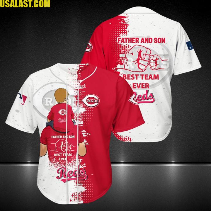 Cincinnati Reds Father And Son Team Baseball Jersey Shirt – Usalast