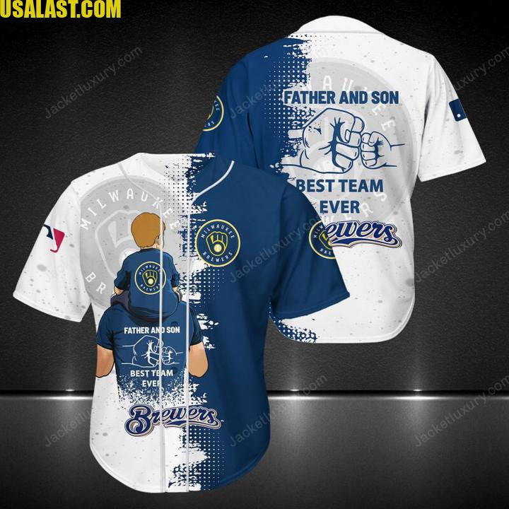 Milwaukee Brewers Father And Son Team Baseball Jersey Shirt – Usalast