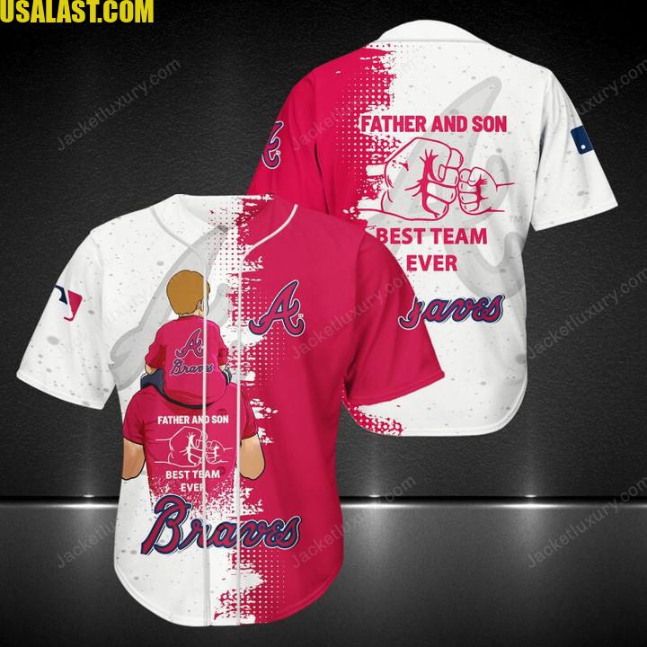 Atlanta Braves Father And Son Team Baseball Jersey Shirt – Usalast