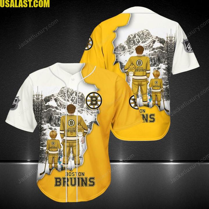 Boston Bruins Father And Son Team Baseball Jersey Shirt – Usalast