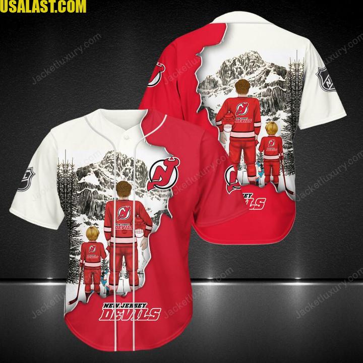 New Jersey Devils Father And Son Team Baseball Jersey Shirt – Usalast