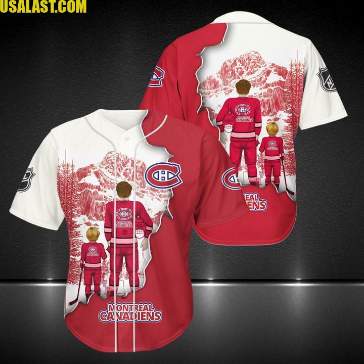 Montreal Canadiens Father And Son Team Baseball Jersey Shirt – Usalast