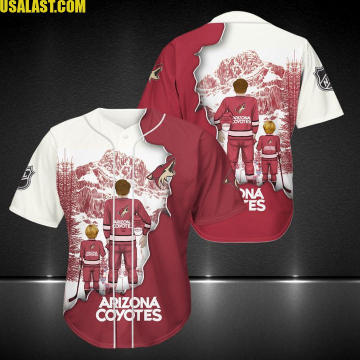 Arizona Coyotes Father And Son Team Baseball Jersey Shirt – Usalast