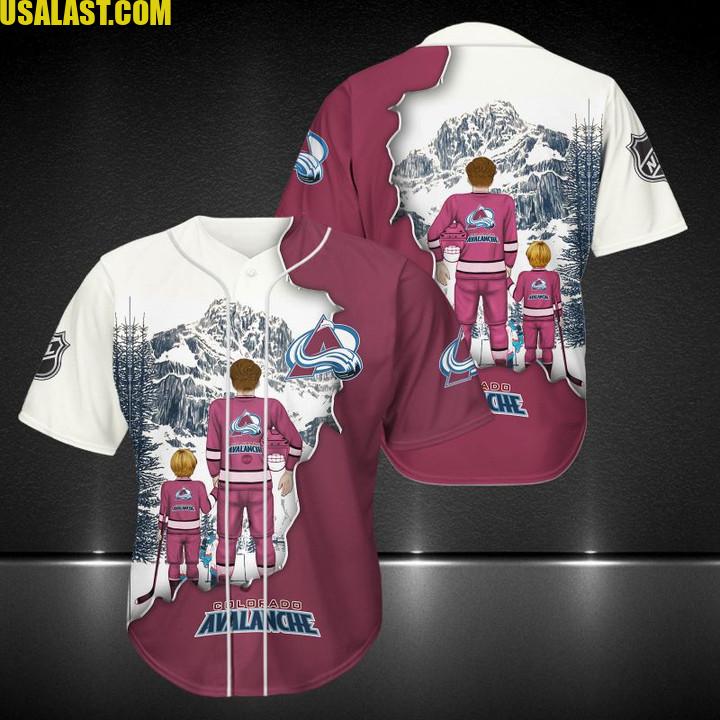 Colorado Avalanche Father And Son Team Baseball Jersey Shirt – Usalast