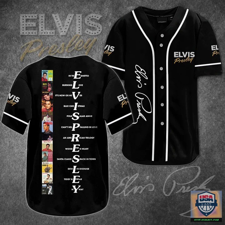 Elvis Presley Albums Baseball Jersey Shirt – Usalast