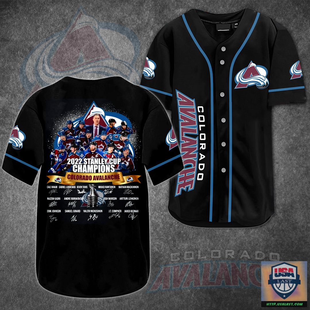 Stanley Cup Champions Colorado Avalanche NHL Baseball Jersey Shirt – Usalast