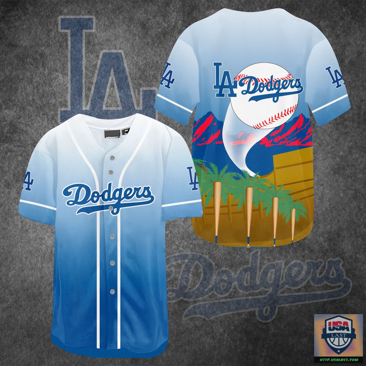 Los Angeles Dodgers Summer 3D Baseball Jersey – Usalast