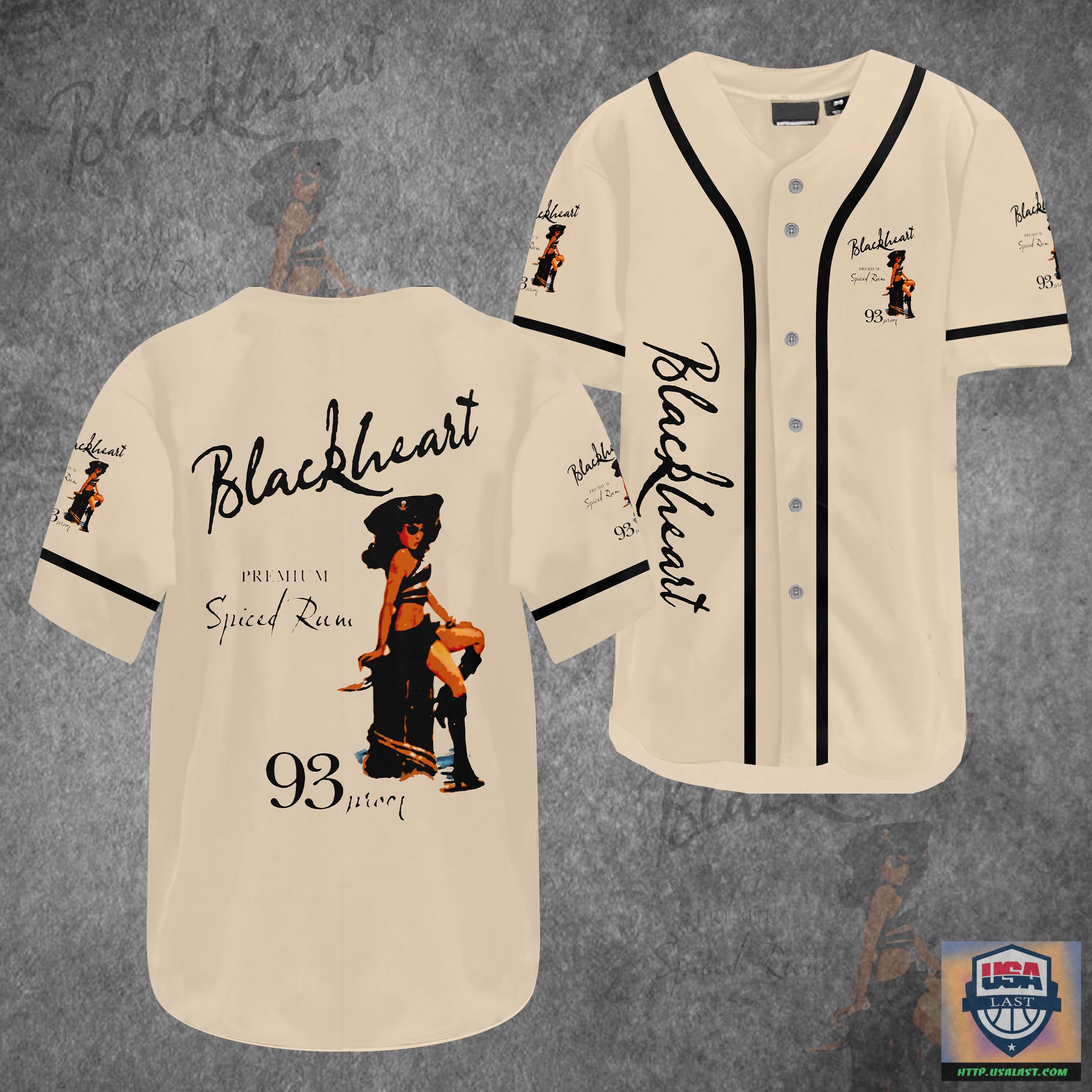Blackheart Spice Rum Baseball Jersey – Usalast