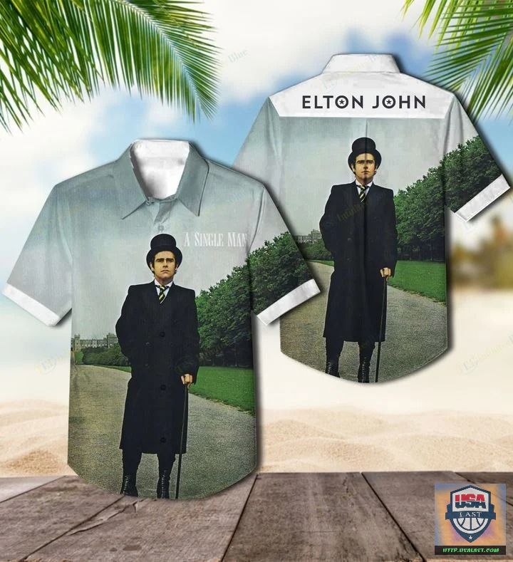 Elton John A Single Man Album Hawaiian Shirt | Usalast