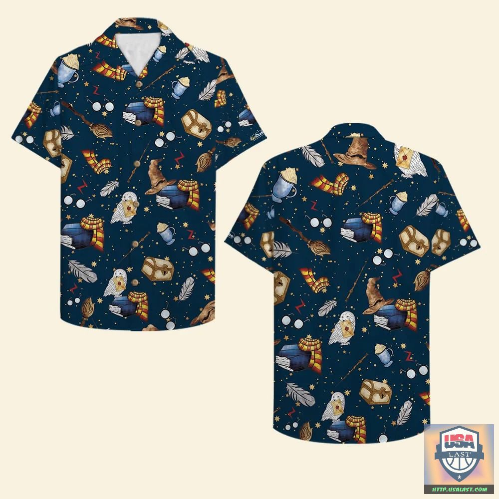 Owl And Scarf Seamless Pattern Hawaiian Shirt – Usalast