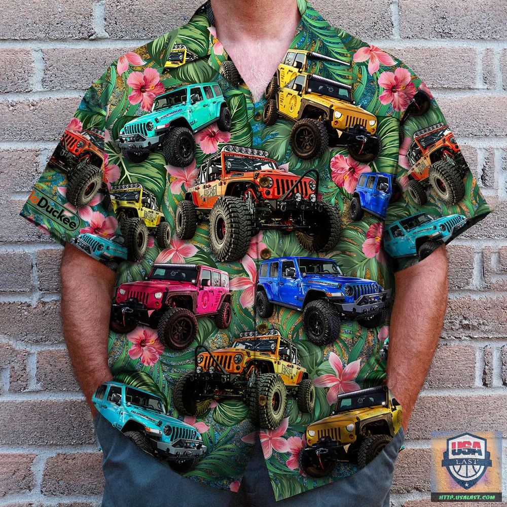 Off-Road Car Tropical Hawaiian Shirt – Usalast