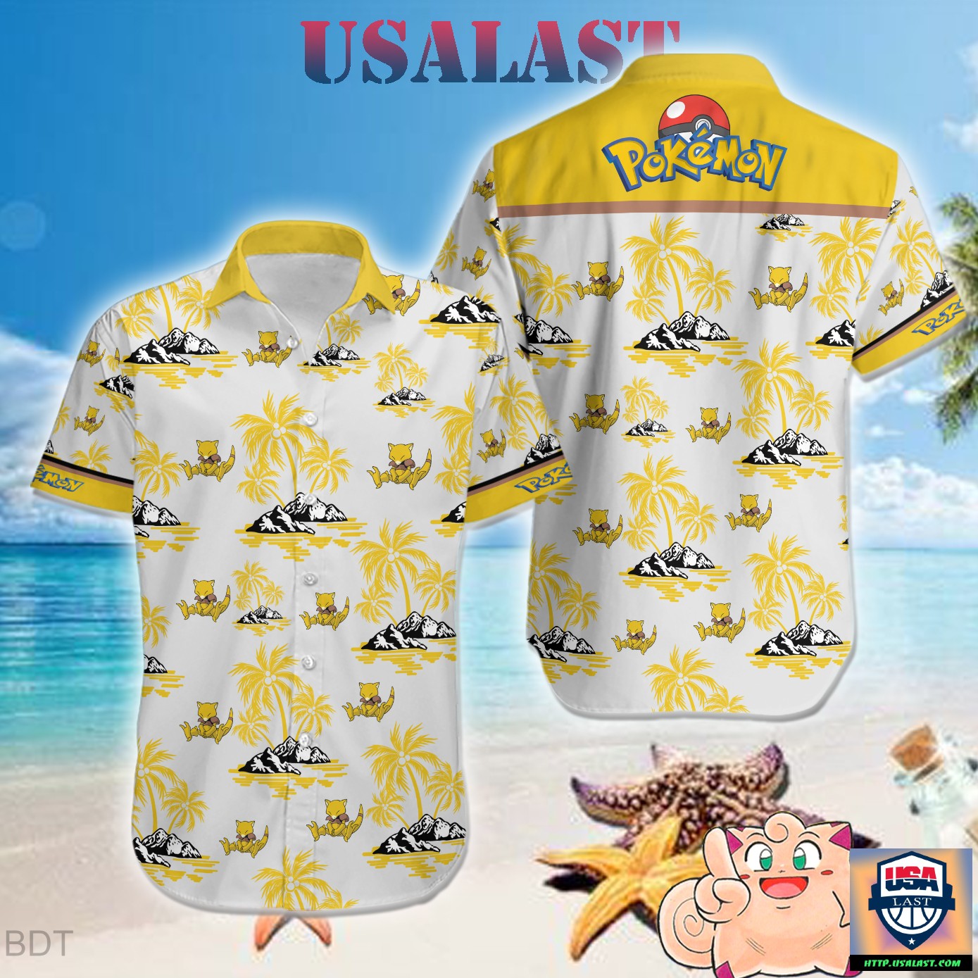 Abra Pokemon Hawaiian Shirt – Usalast
