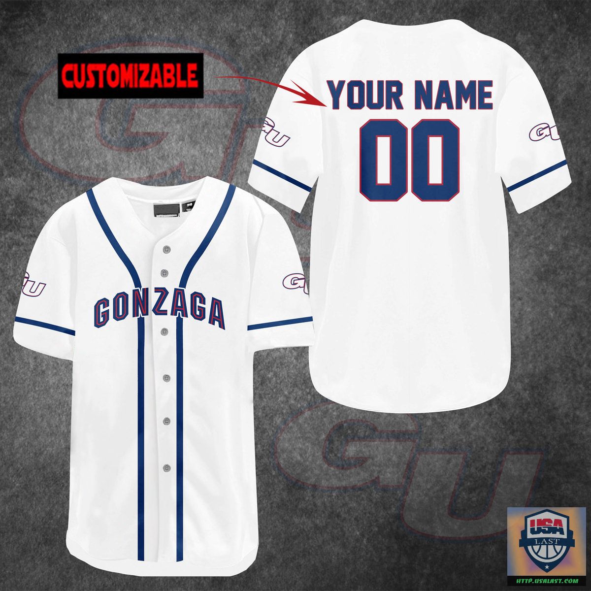 Gonzaga Bulldogs Personalized Baseball Jersey Shirt – Usalast
